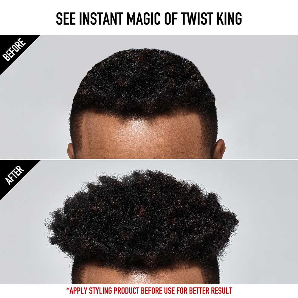 Red Premium By Kiss Curved Twist King for Short Hai