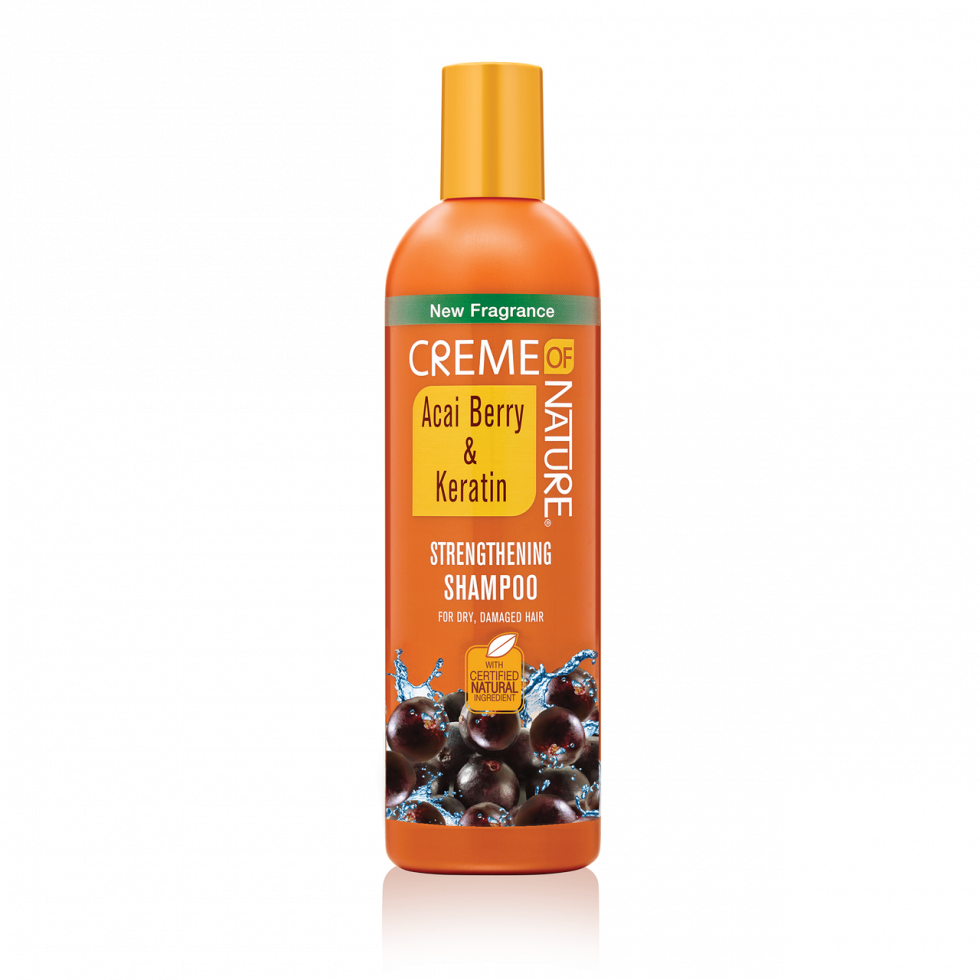 Creme of Nature Acai Berry & Keratin Strengthening Shampoo 12oz