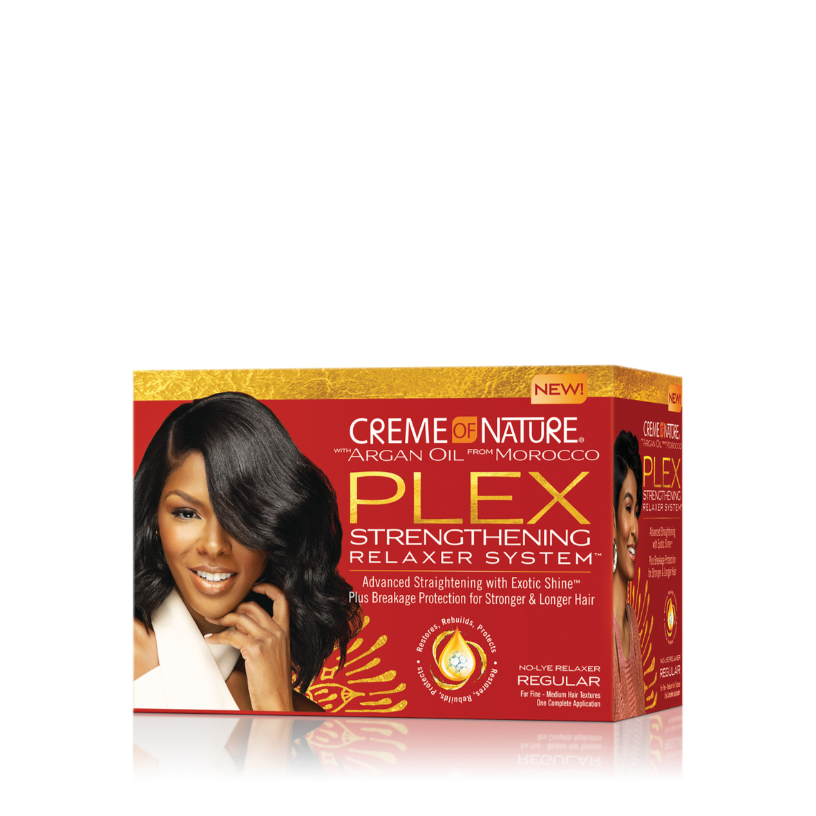 Creme Of Nature Argan Oil Plex Relaxer Kit Regular 1 Application
