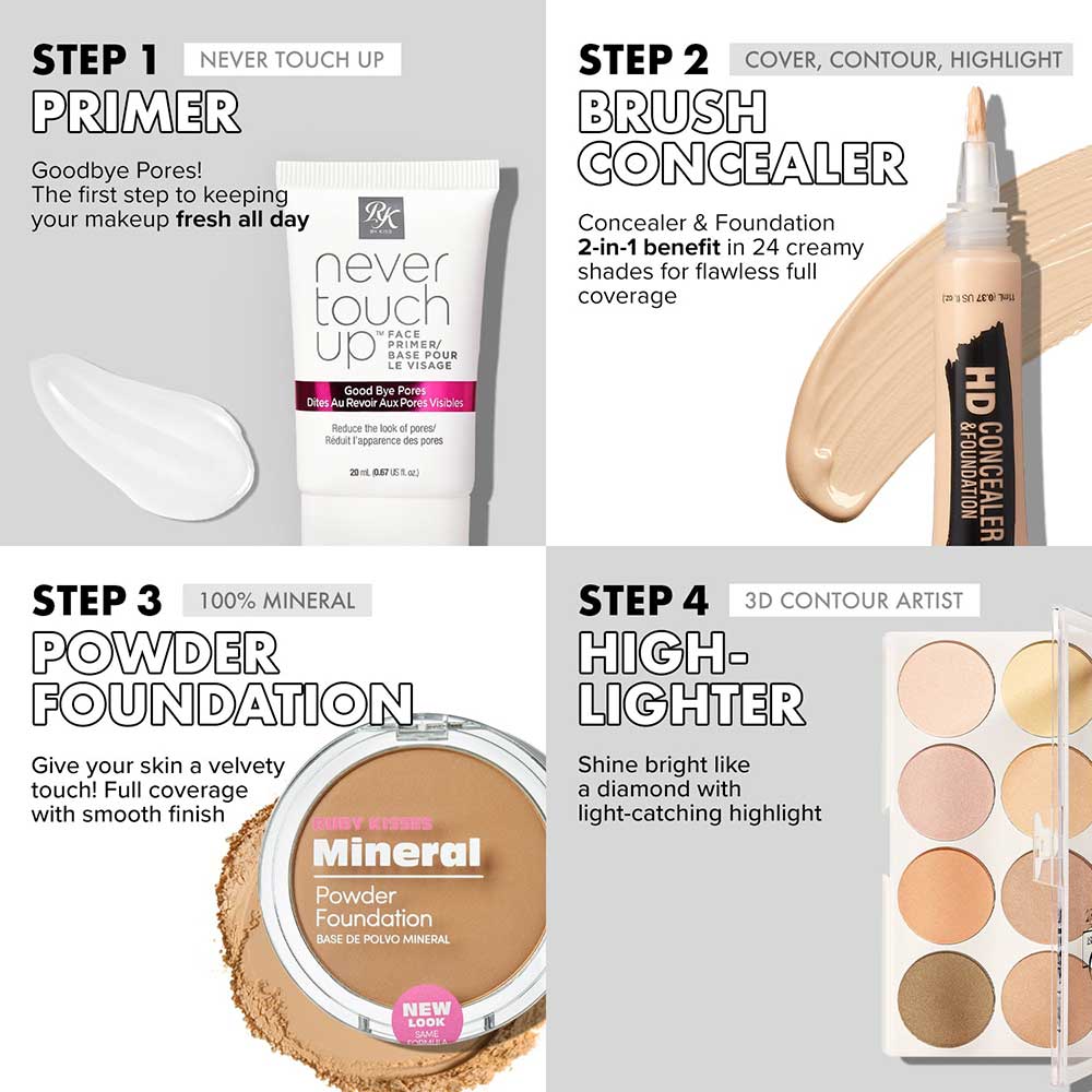 Kiss RubyKisses 3D Contour Artist Powder Palette