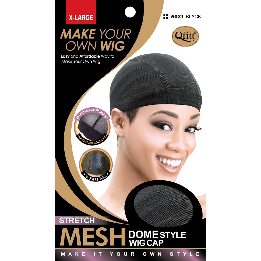 Qfitt X-Large Stretch Mesh Dome Style Wig Cap