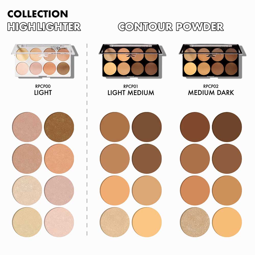 Kiss RubyKisses 3D Contour Artist Powder Palette