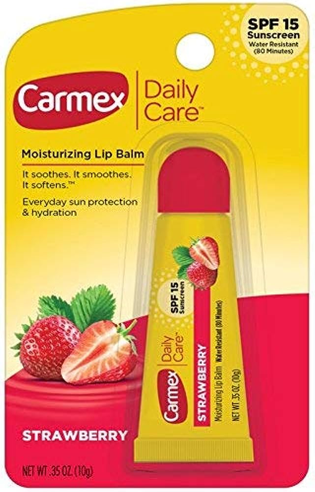Carmex Classic Lip Balm Strawberry 0.35oz