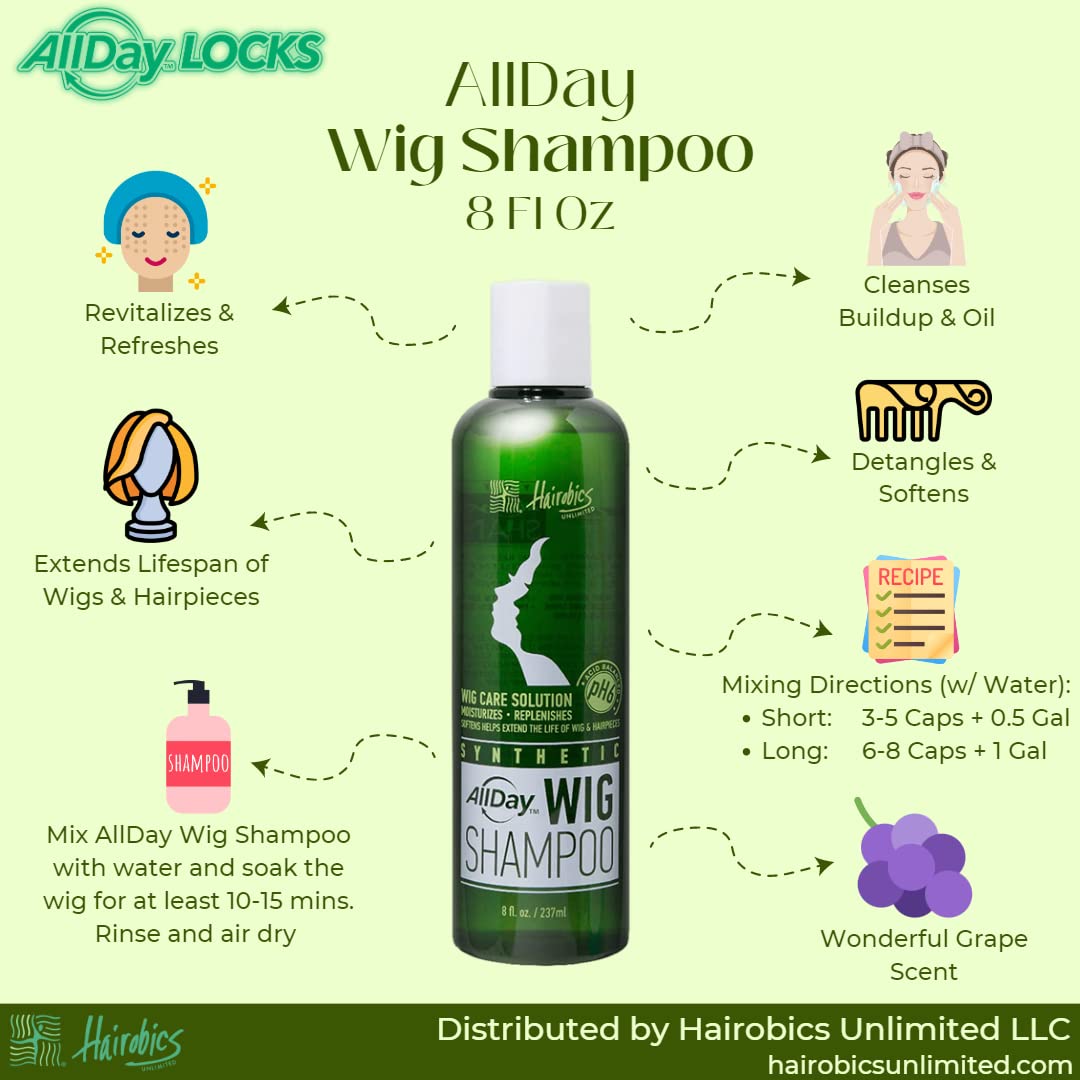 All Day Locks Wig Shampoo 8oz