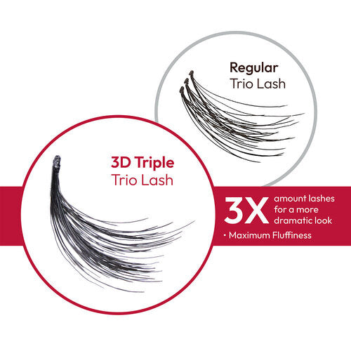 i-ENVY by Kiss Triple Black 3D Knotted Trio Individual Eyelashes