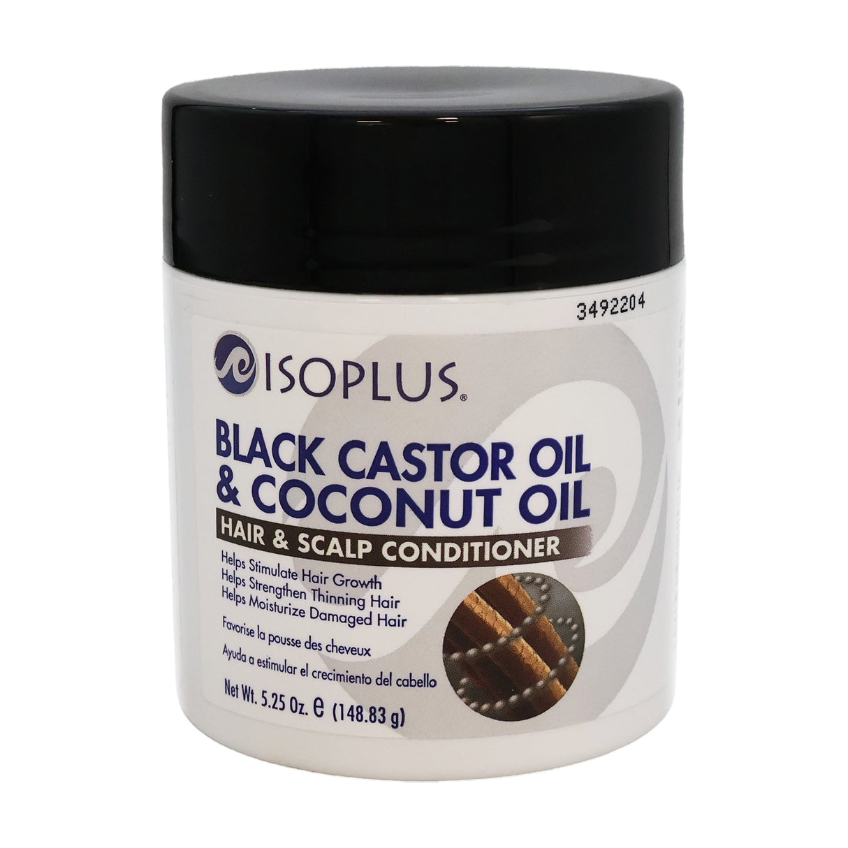 Isoplus Black Castor Oil & Coconut Oil Hair & Scalp Conditioner 5.25oz