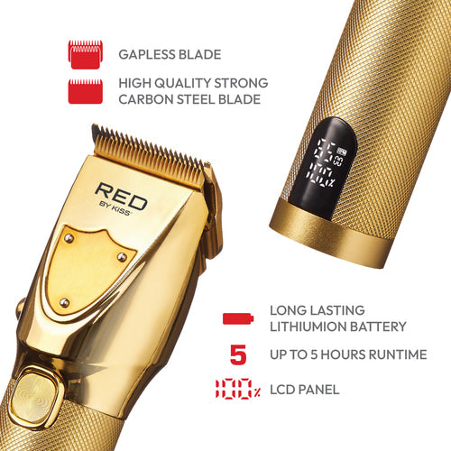 Red By Kiss Ultra Clean Cut Cordless Clipper