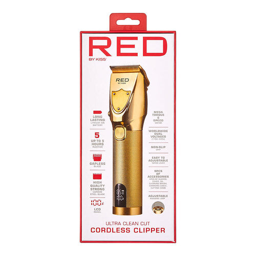 Red By Kiss Ultra Clean Cut Cordless Clipper
