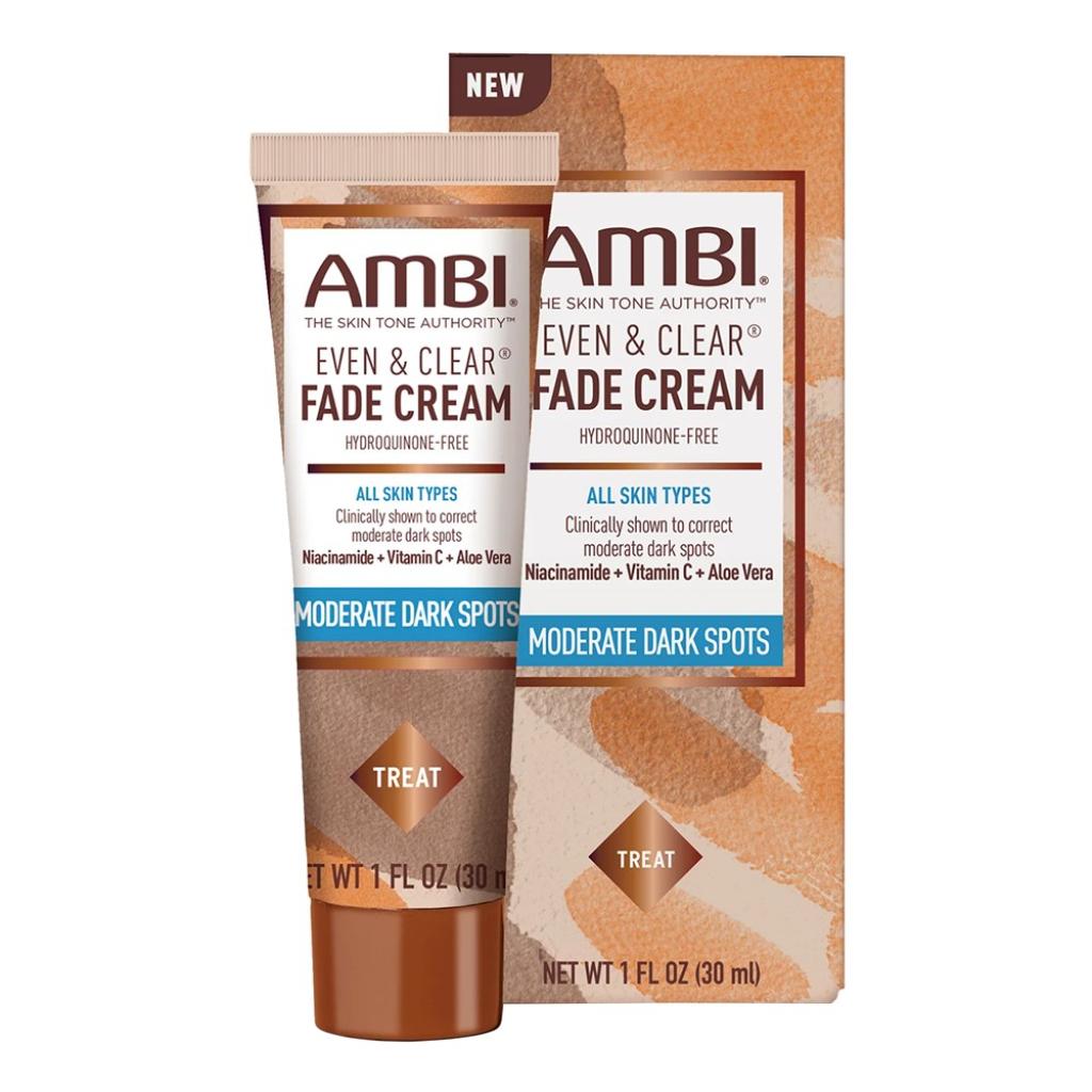 Ambi Even & Clear Fade Cream for Moderate Dark Spots 1oz