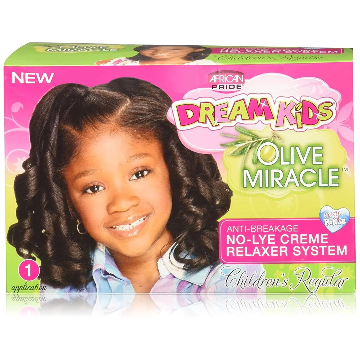 African Pride Olive Miracle Dream Kids Relaxer System 1 Application