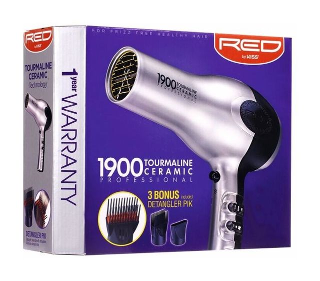 Red By Kiss 2400 Tourmaline Ceramic Professional Hair Dryer