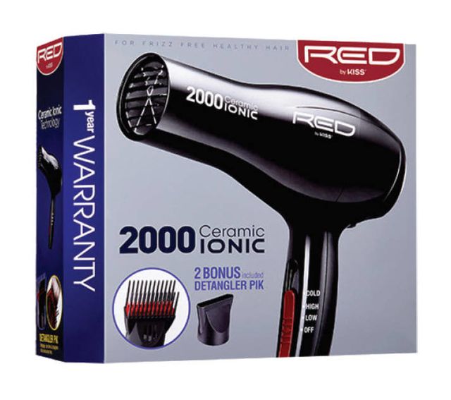Red By Kiss 2000 Ceramic Ionic Hair Dryer