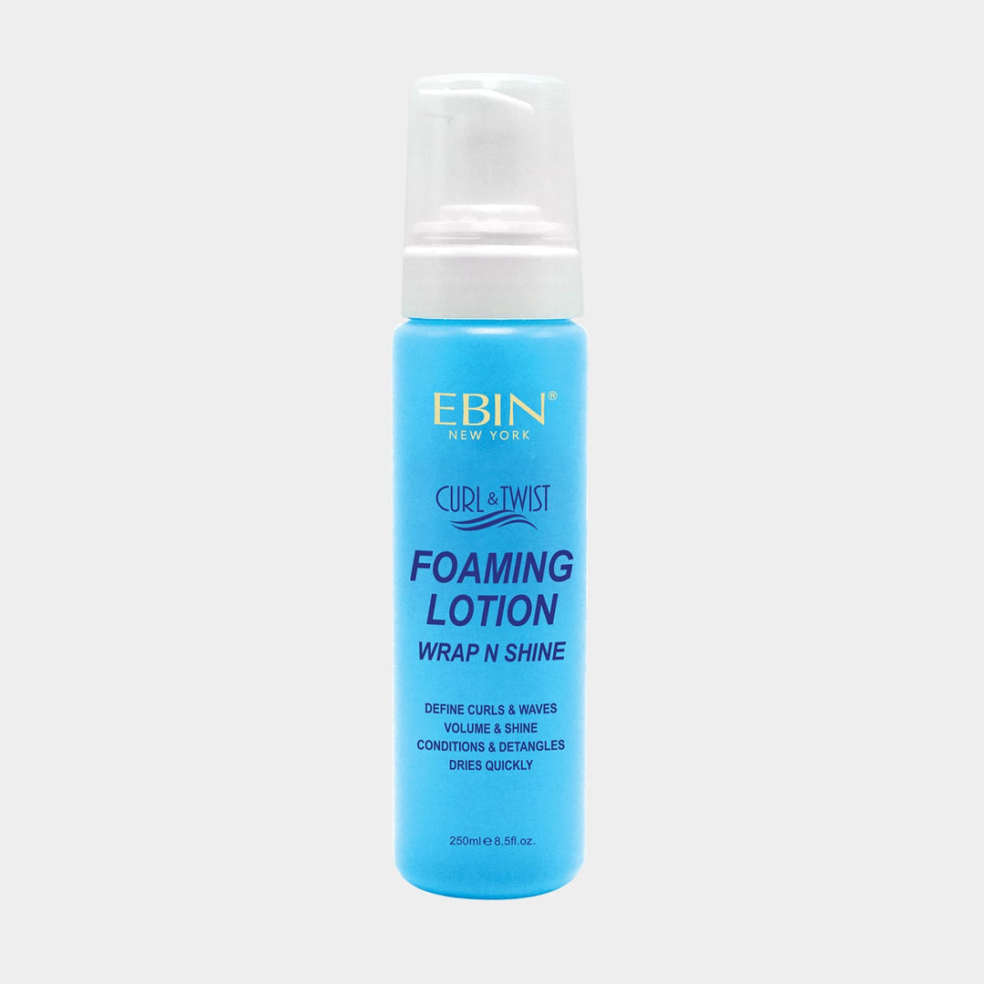 Ebin New York Curl & Twist Foaming Lotion Wrap N Shine 8.5oz