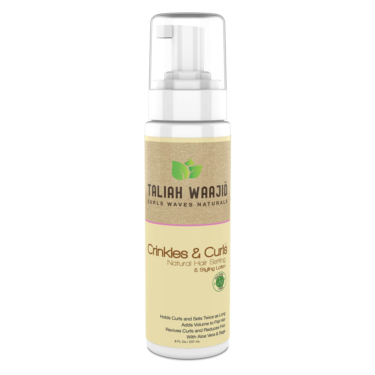 Taliah Waajid Crinkles & Curls Natural Hair Setting & Styling Lotion 8oz