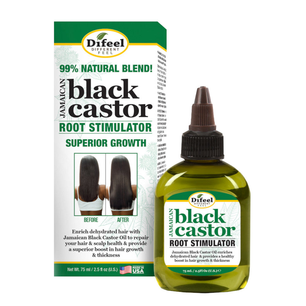 Difeel Black Castor Premium Hair Oil Superior Growth 2.5oz