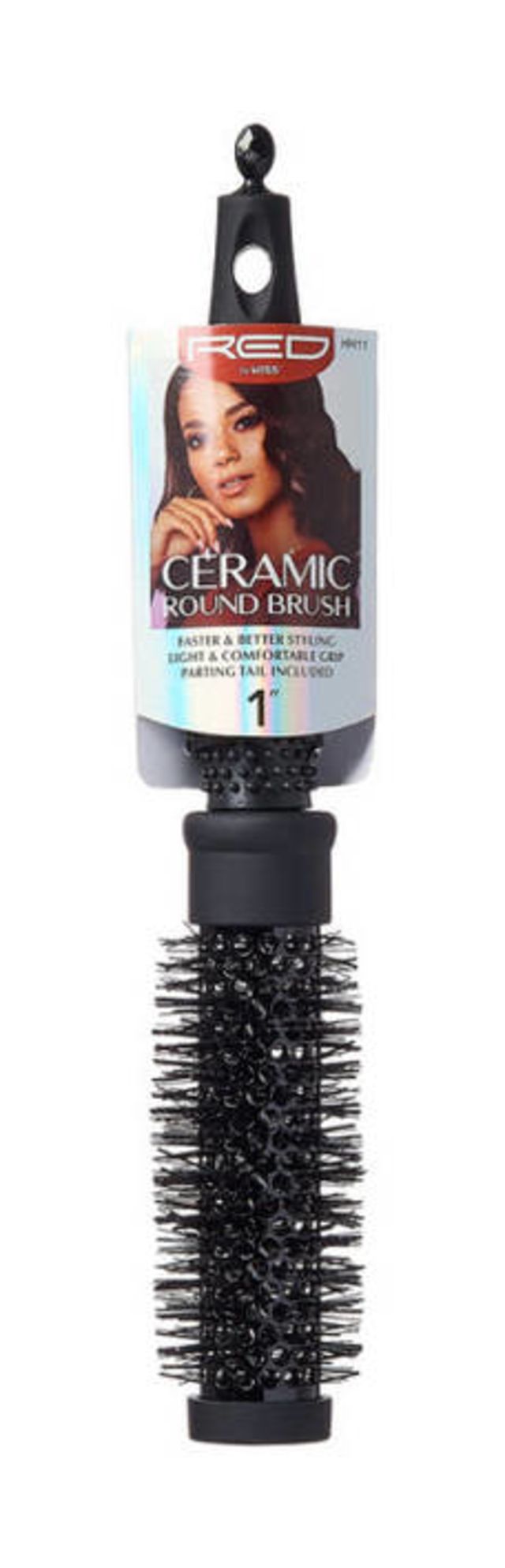 Red By Kiss Ceramic Round Brush 1"