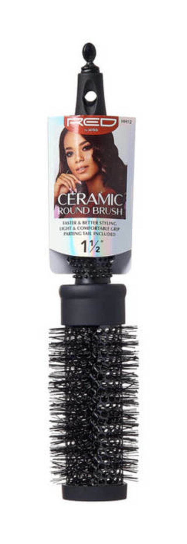 Red By Kiss Ceramic Round Brush 1-1/2"