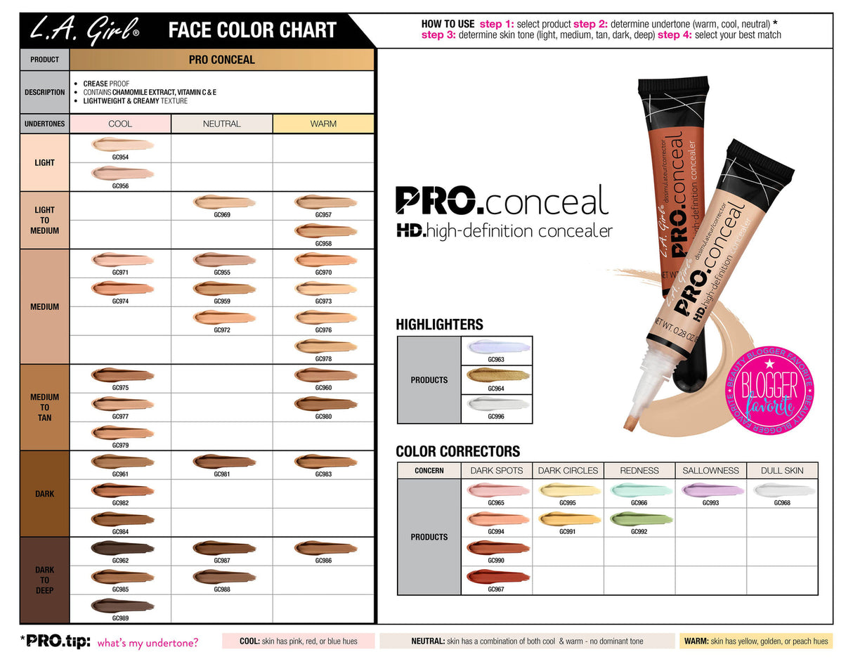 L.A. Girl PRO.Conceal HD Concealer 0.28oz