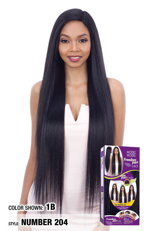 Model Model Freedom Part Lace Premium Synthetic Wig - 204