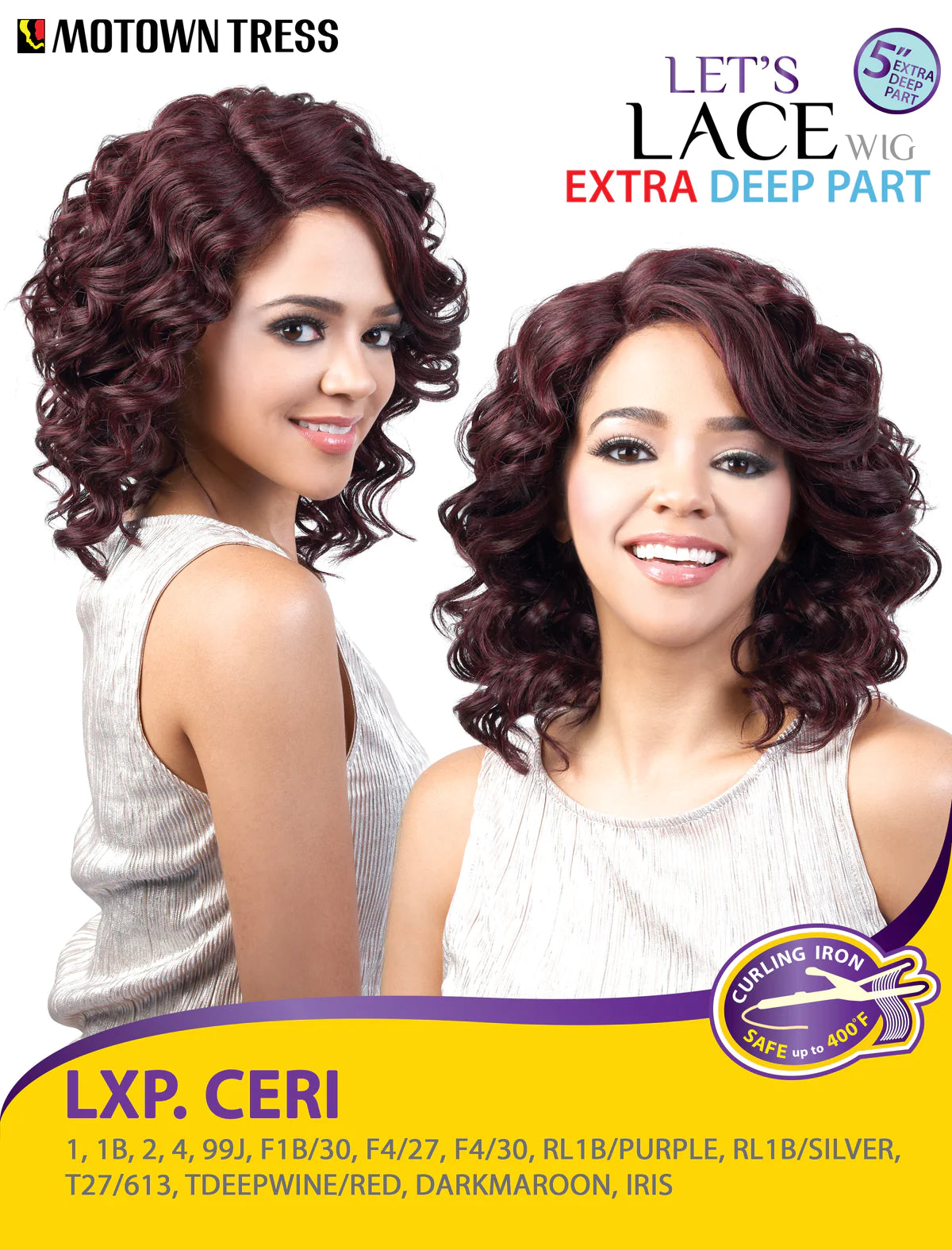 Motown Tress Let's Lace Extra Deep Part Wig - LXP.CERI