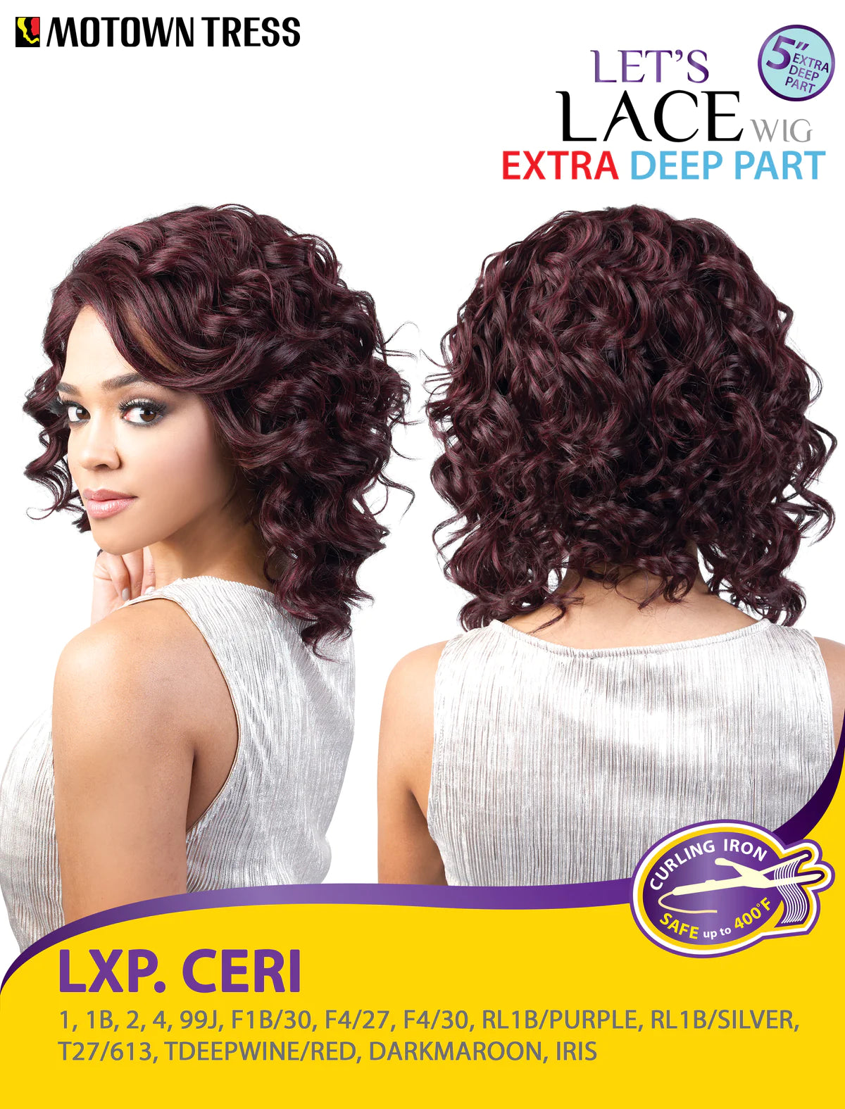 Motown Tress Let's Lace Extra Deep Part Wig - LXP.CERI