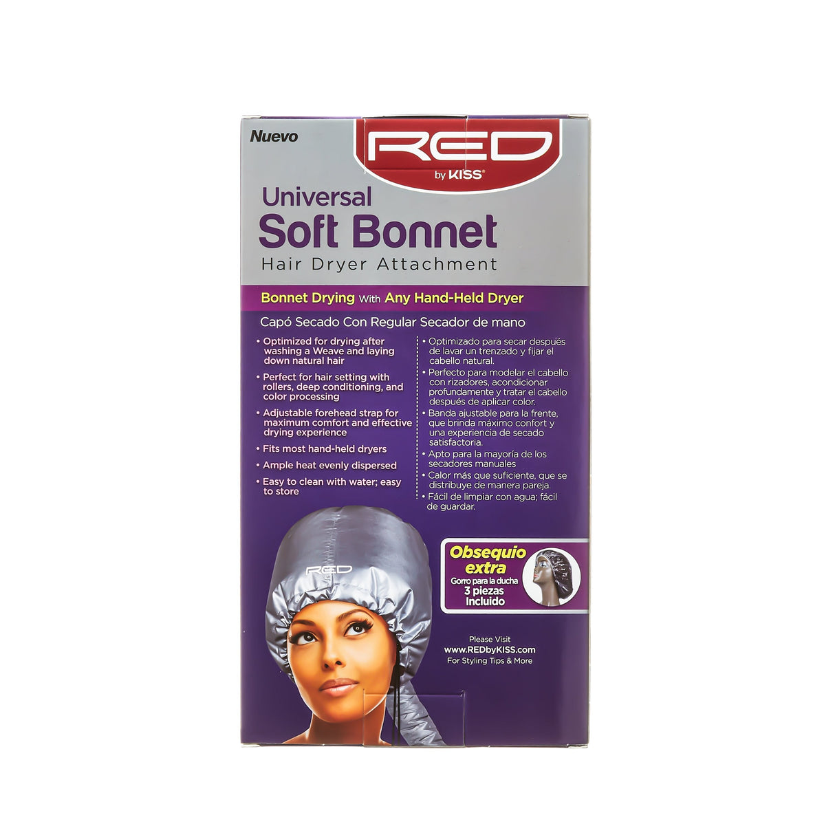 Red By Kiss Universal Soft Bonnet Hair Dryer Attachment