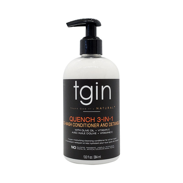 tgin Quench 3-in-1 Co-Wash Conditioner & Detangler 13oz