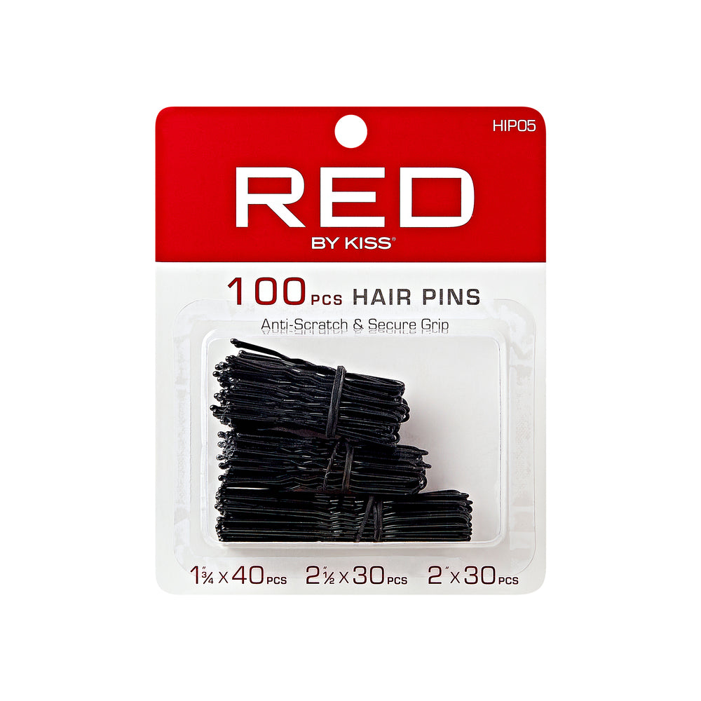 Red By Kiss 2-1/2" & 2" & 1-3/4" Hair Pins 100ct