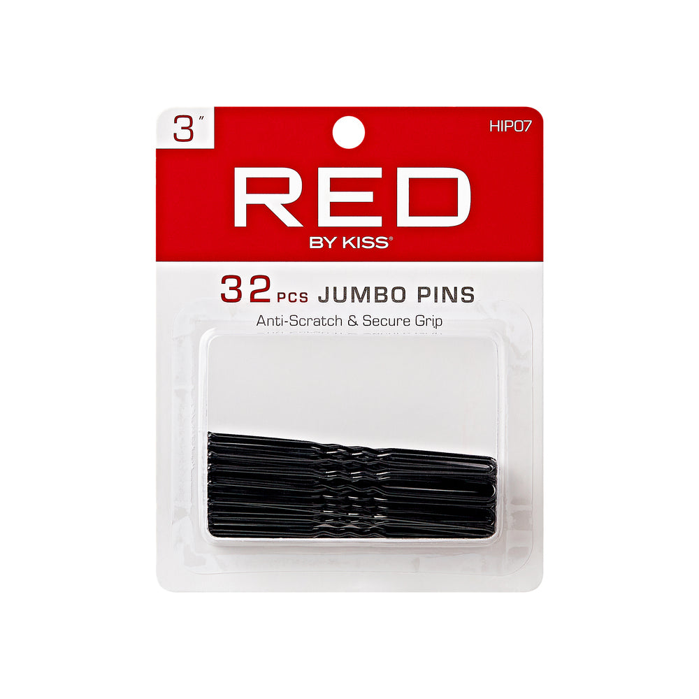 Red By Kiss 3" Jumbo Hair Pins 32ct
