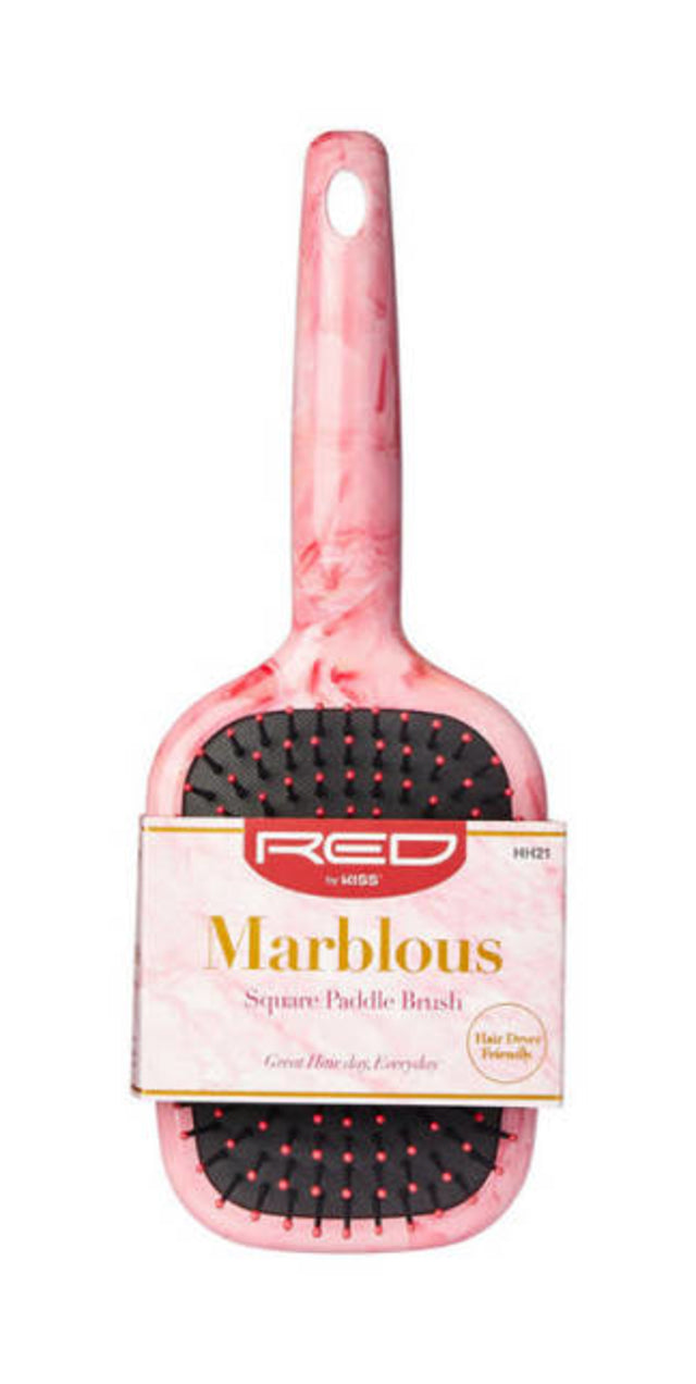 Red by Kiss RED MARBLOUS SQUARE PADDLE BRUSH