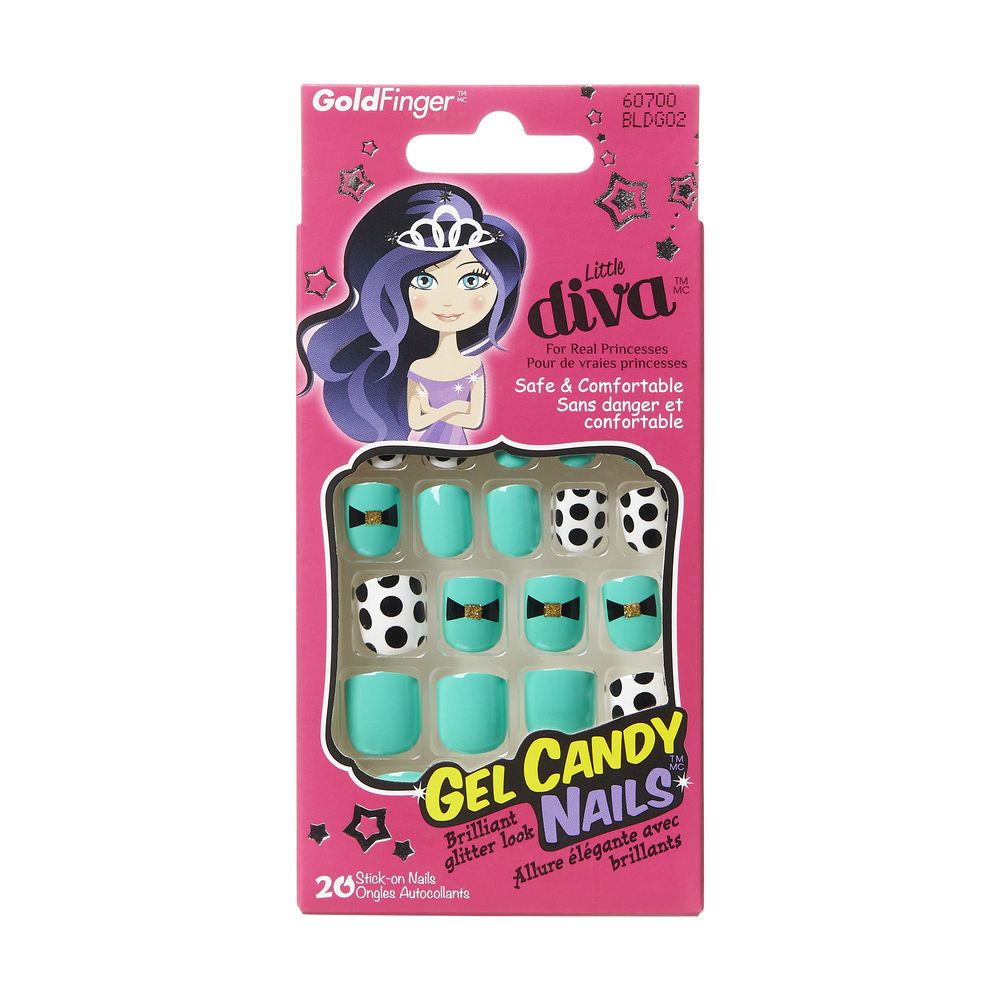 Kiss GoldFinger Little Diva Press-On Nails