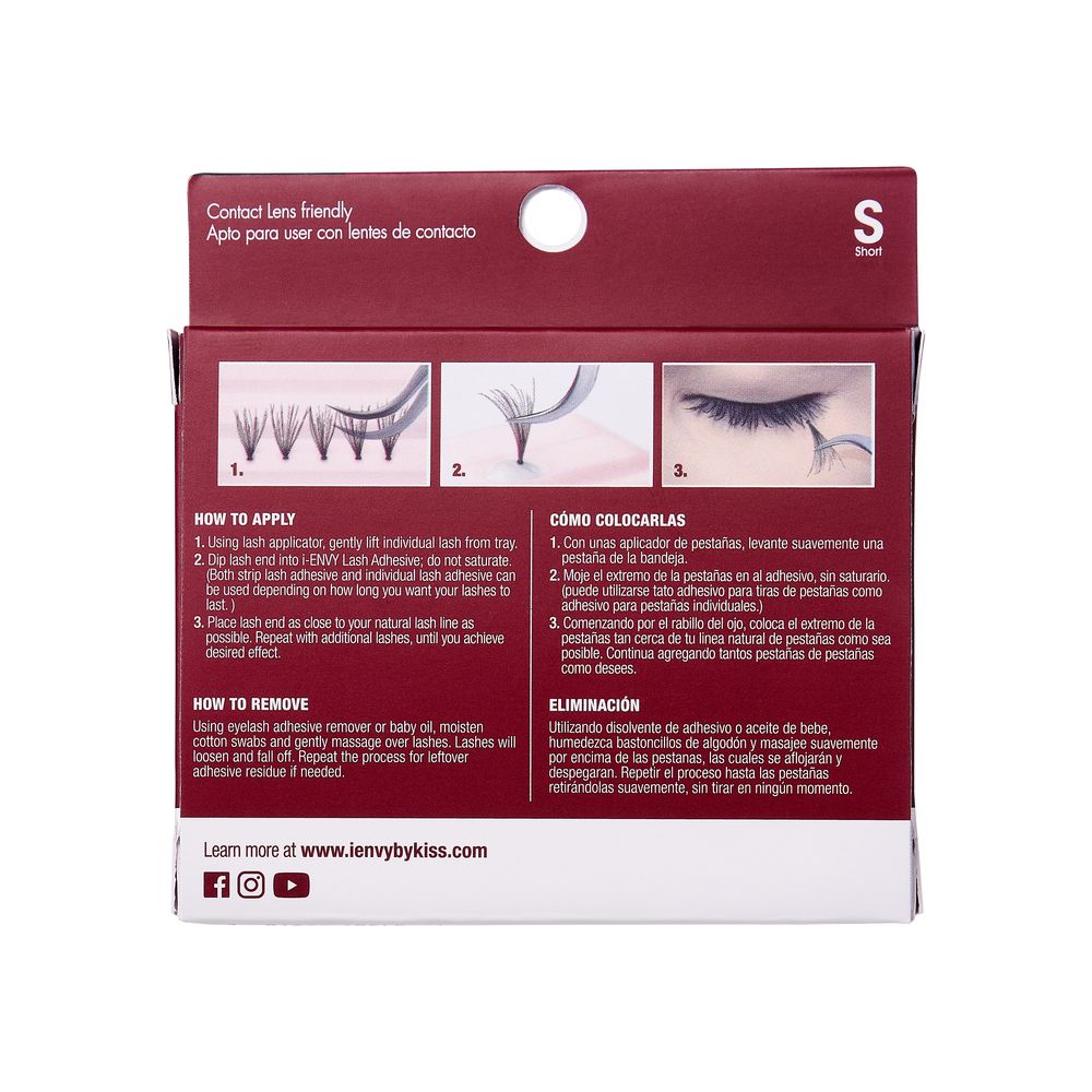 i-ENVY by Kiss Luxe Black Flare Individual Eyelashes 70pc