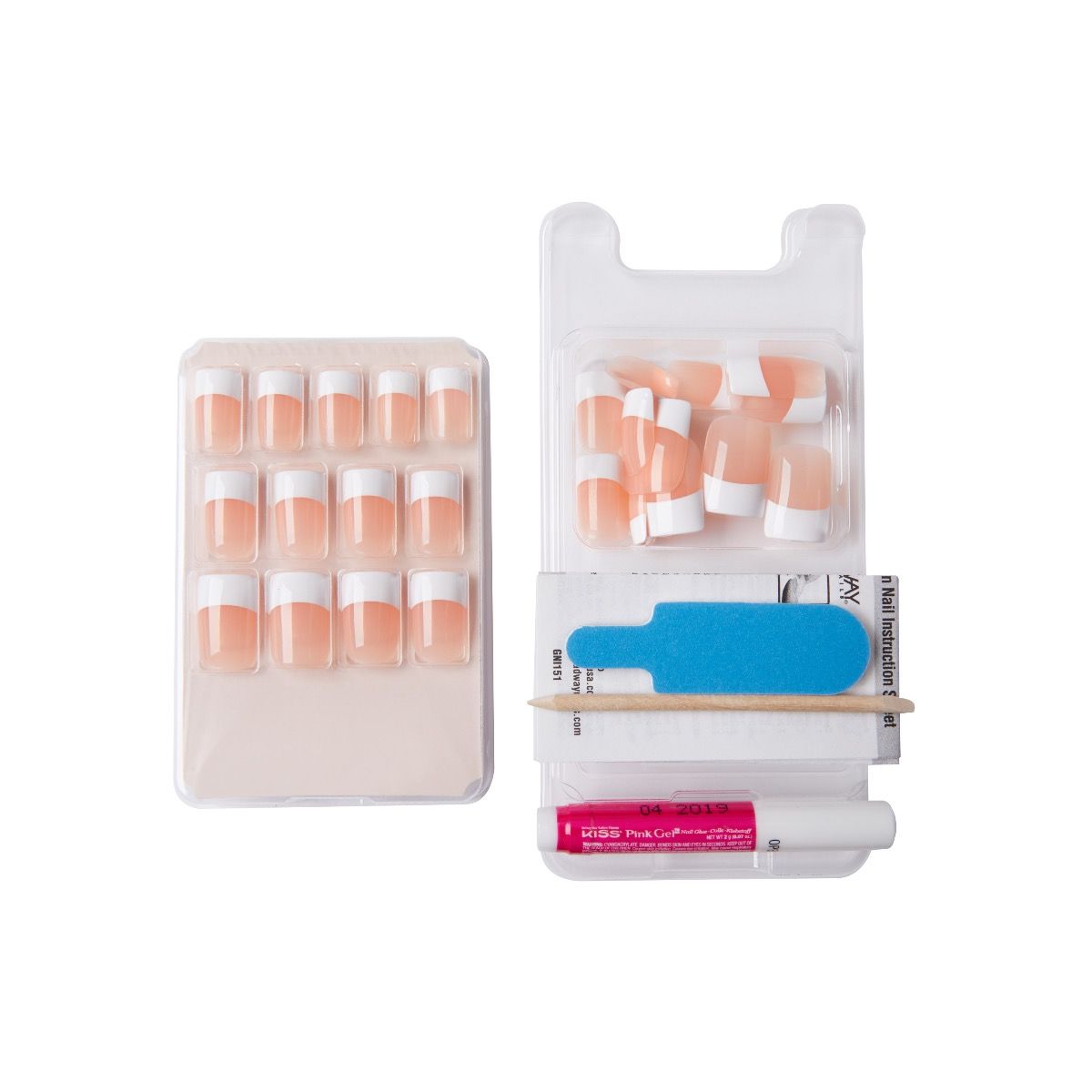 Kiss Salon Acrylic French Press-On Nails