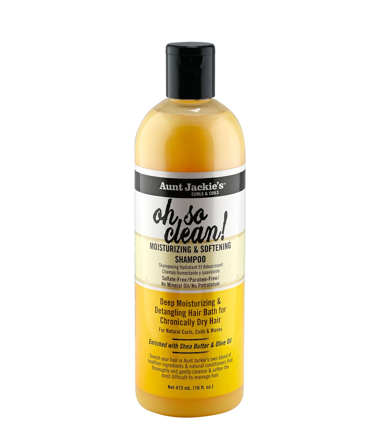 Aunt Jackie's Oh So Clean! Moisturizing & Softening Shampoo 12oz
