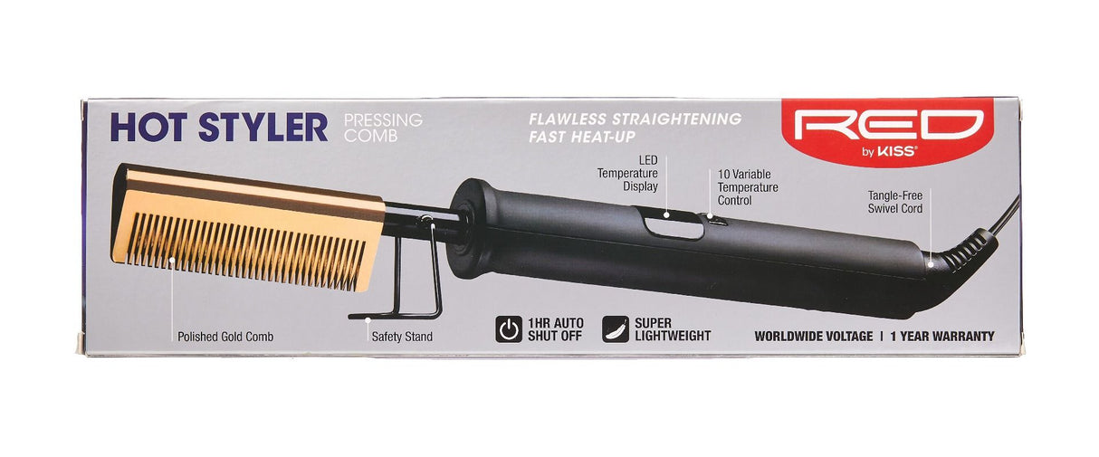 Red by Kiss Hot Styler Pressing Comb