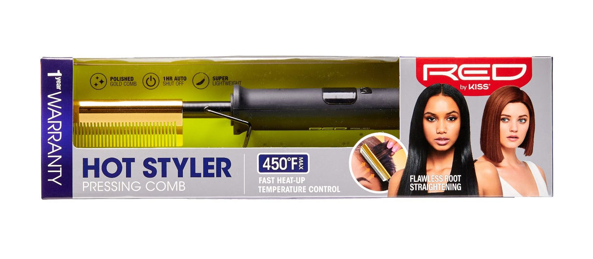 Red by Kiss Hot Styler Pressing Comb