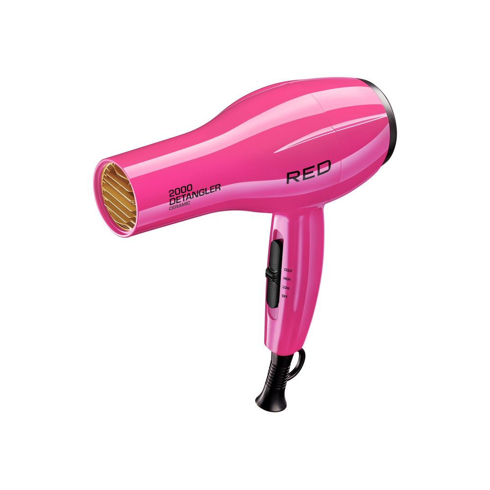 Red By Kiss 2000 Ceramic Detangler Hair Dryer