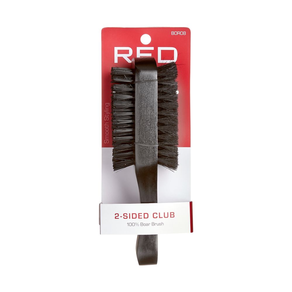Red By Kiss 2-Sided Club 100% Boar Bristle Brush