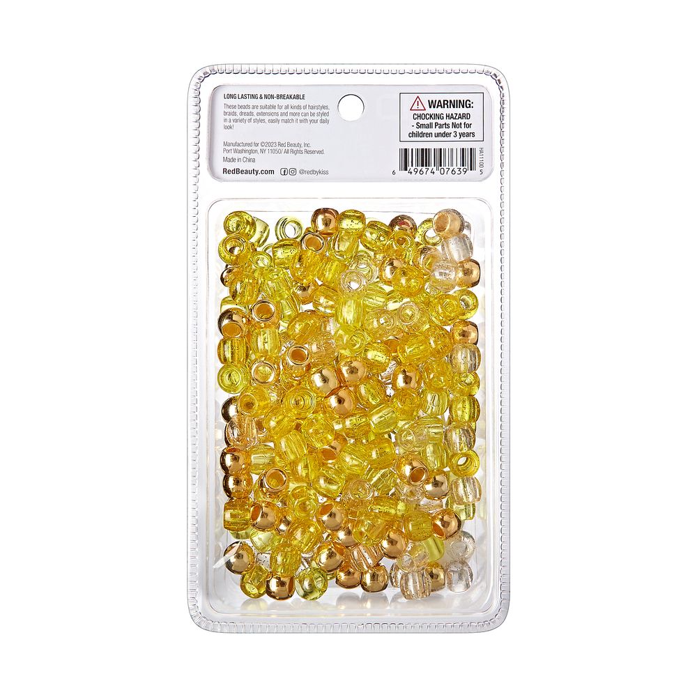 Red By Kiss Large Hair Beads 240pcs