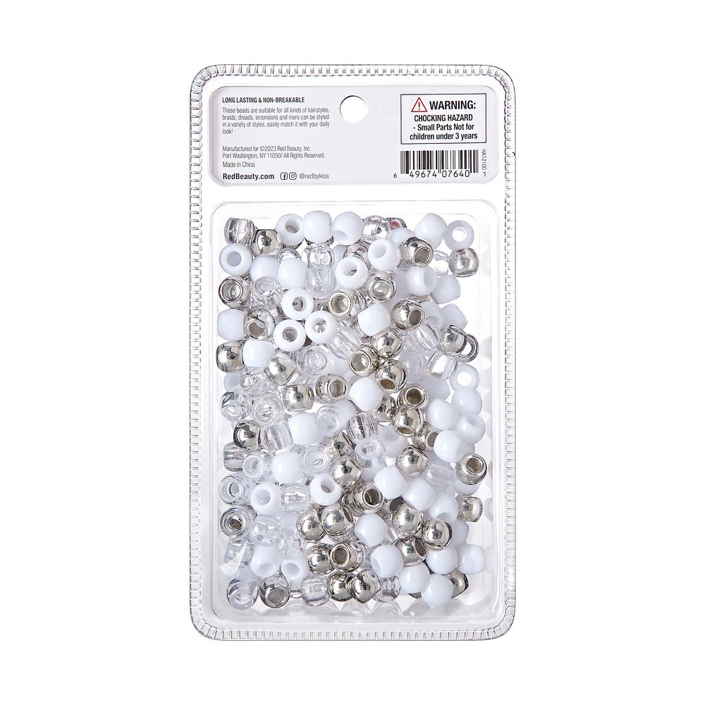 Red By Kiss Large Hair Beads 240pcs