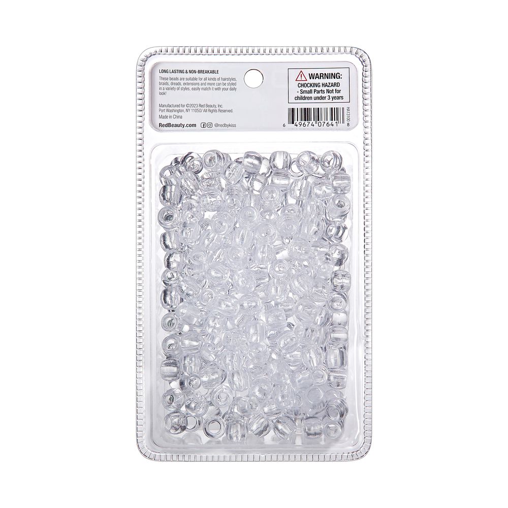 Red By Kiss Large Hair Beads 240pcs