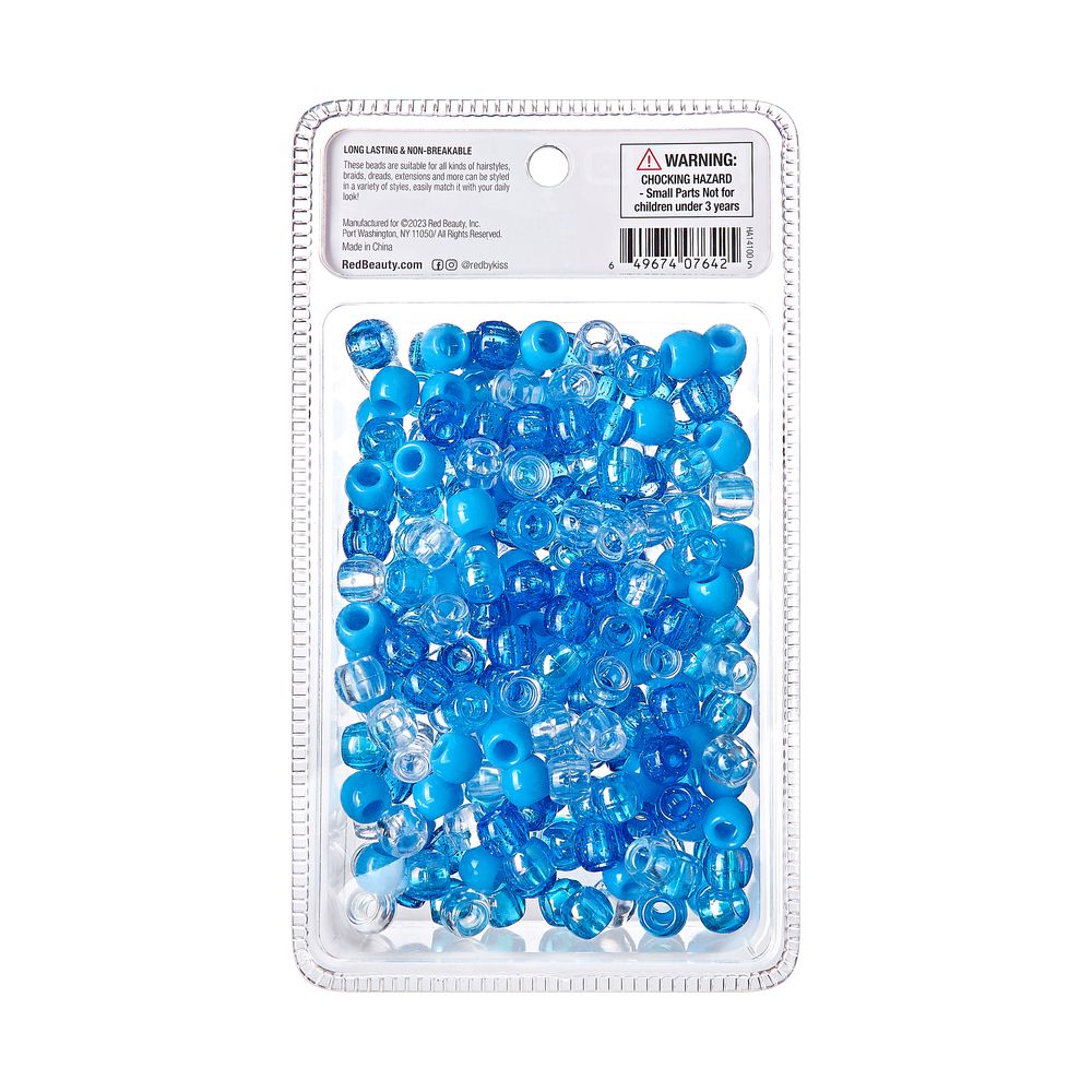 Red By Kiss Large Hair Beads 240pcs