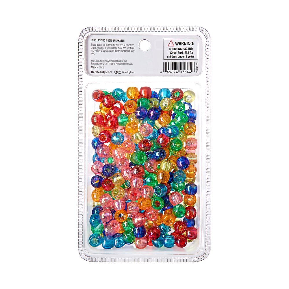 Red By Kiss Large Hair Beads 240pcs