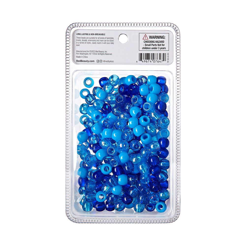 Red By Kiss Large Hair Beads 240pcs