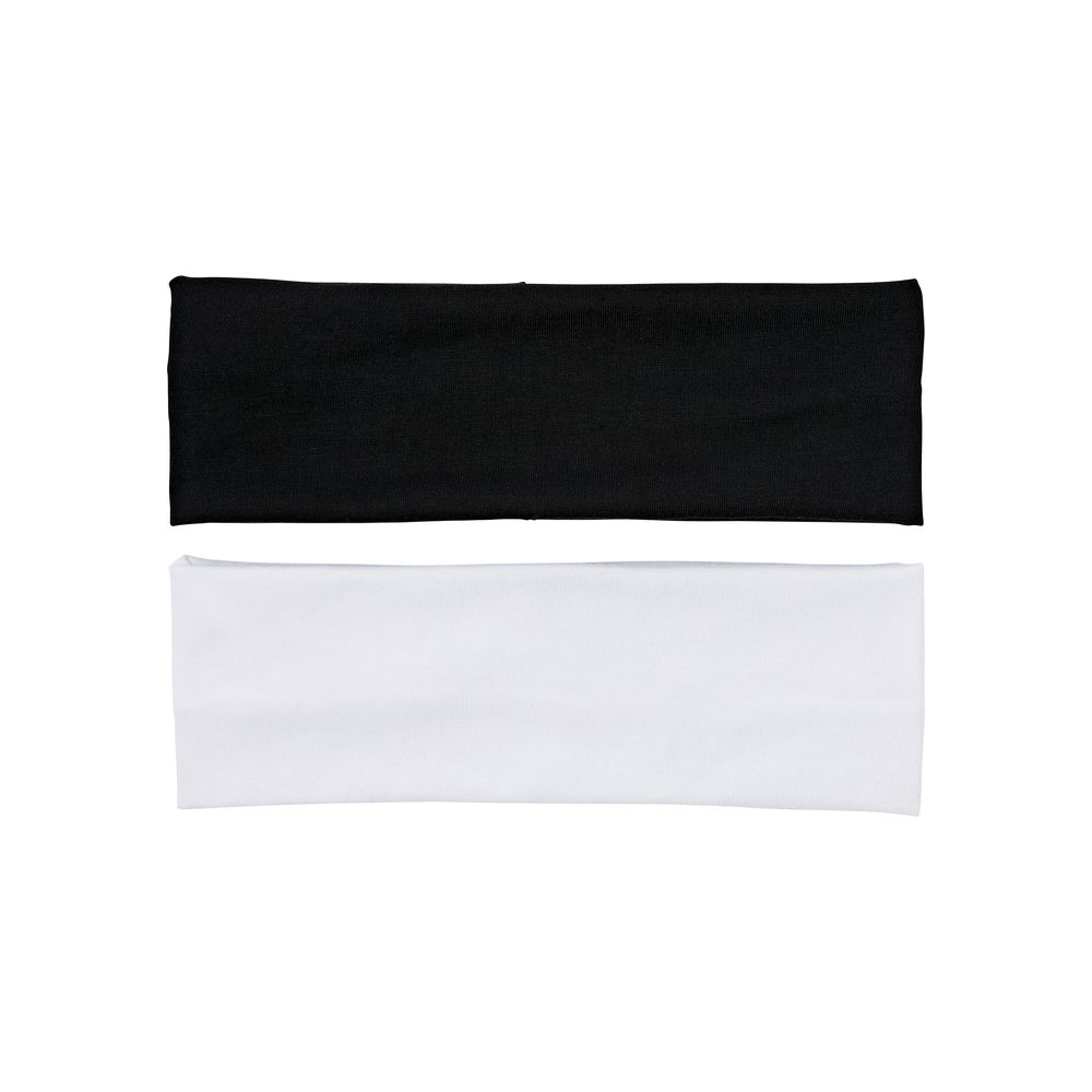 Red by Kiss 60MM Headbands Black & White 2pcs