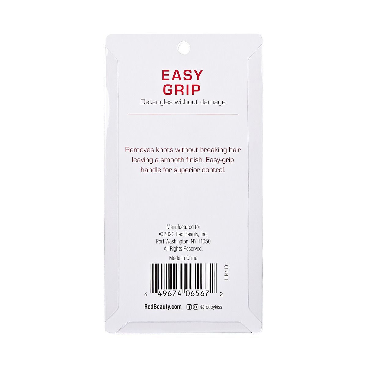 Red By Kiss Easy Grip without Handle Detangle Brush