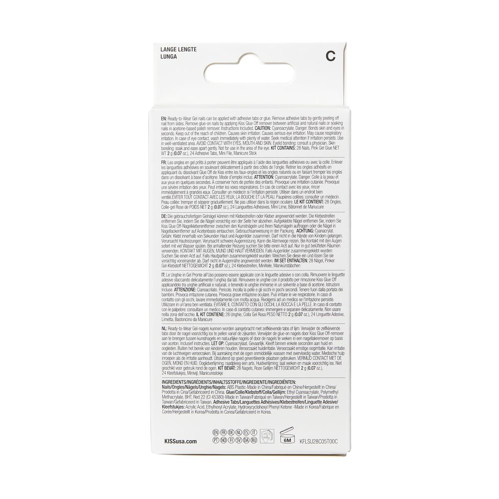 Kiss Gel Fantasy Press-On Nails - 4 The Cause