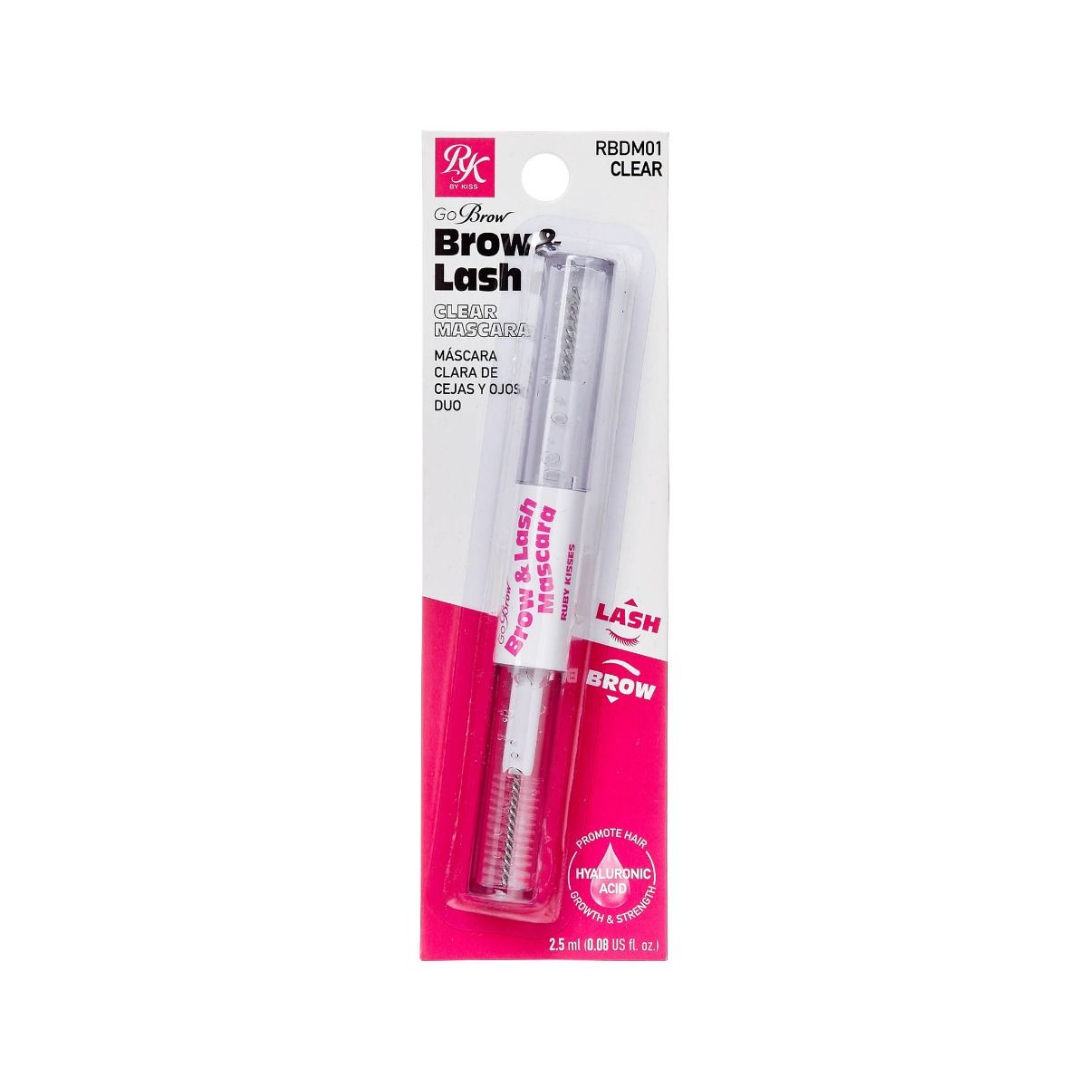 Kiss RubyKisses Go Brow Brow & Lash - Clear