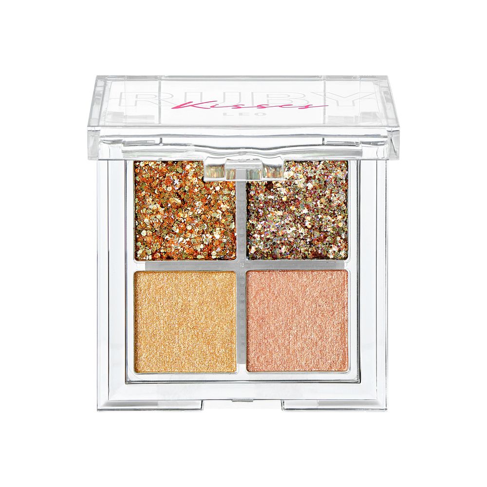 Kiss RubyKisses Glitter Gem 4 Eyeshadow Palette
