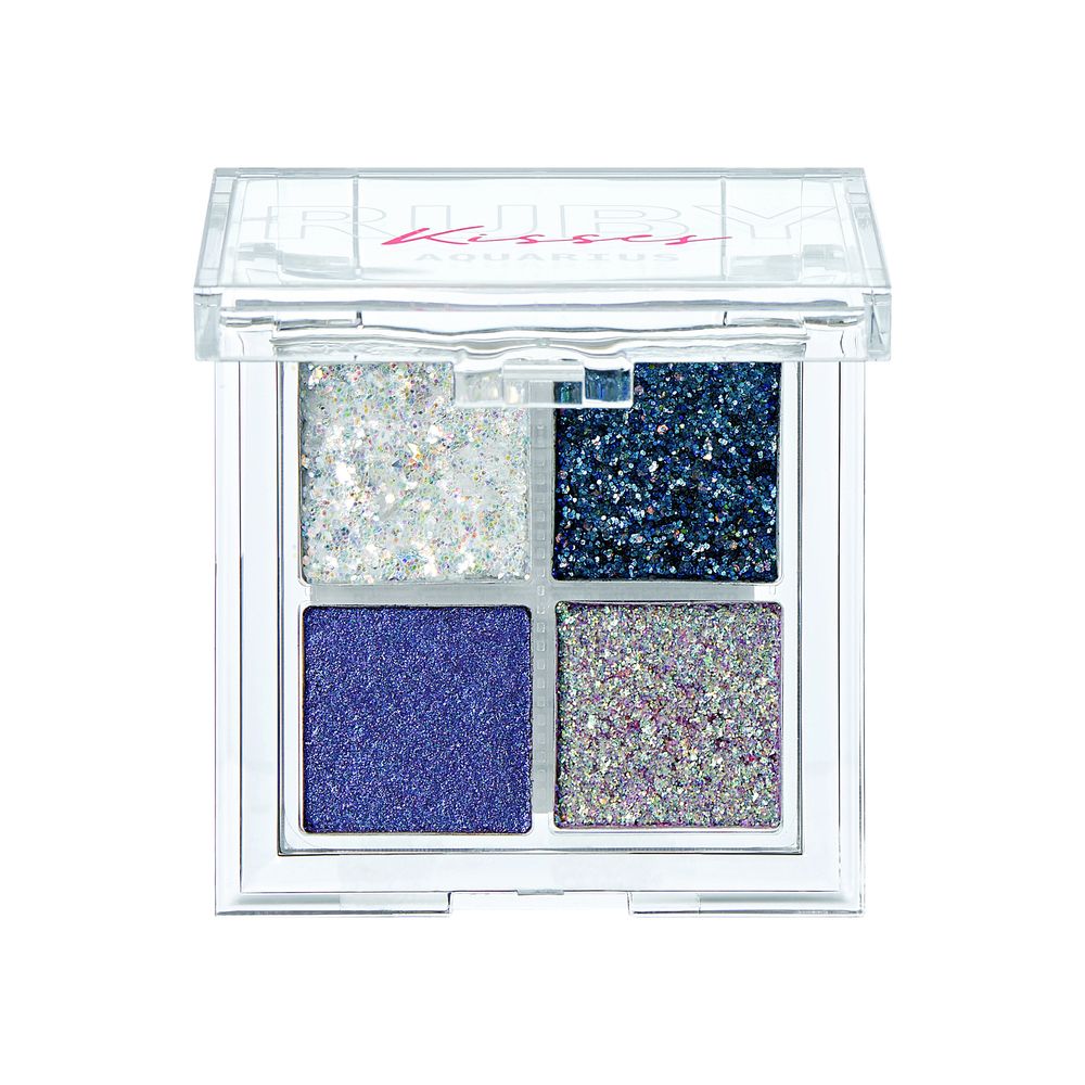 Kiss RubyKisses Glitter Gem 4 Eyeshadow Palette
